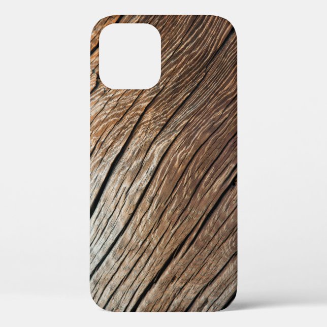 Funda De Case-Mate Para iPhone Textura de madera antigua, madera, abstracta, arte (Reverso )