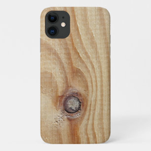 Funda Para iPhone 11 Textura de madera clara
