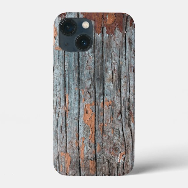 Funda De Case-Mate Para iPhone Textura de madera gruesa (Reverso )