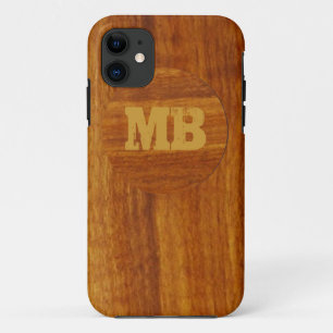 Funda Para iPhone 11 textura de madera personalizada