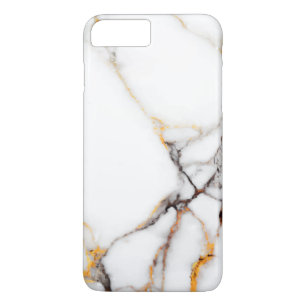 Funda Para iPhone 8 Plus/7 Plus Textura de mármol blanco