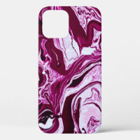 Textura de mármol magenta: arte fluido abstracto
