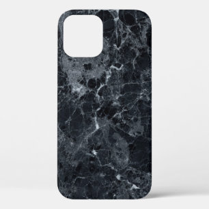 Funda Para iPhone 12 Textura de mármol negro