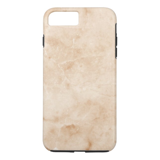 Funda De Case-Mate Para iPhone Textura de mármol simple personalizada (Reverso)