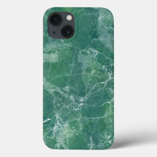Funda Para iPhone 13 Textura de mármol verde 