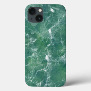 Funda Para iPhone 13 Textura de mármol verde