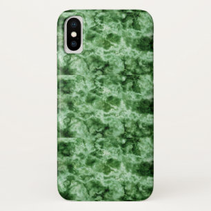 Funda Para iPhone X Textura de mármol verde