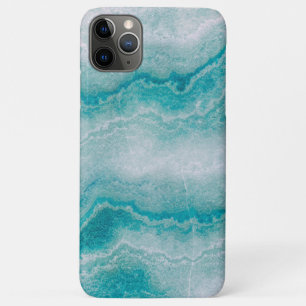 Funda Para iPhone 11 Pro Max Textura de mármol verde marino