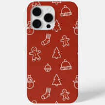 textura de Navidad roja con elementos festivos