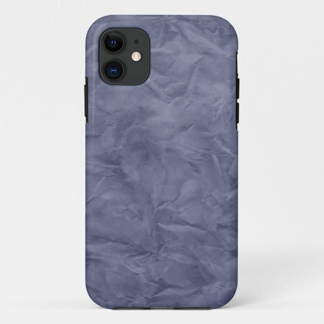 Funda De Case-Mate Para iPhone TEXTURA DE PAPEL DE FONDO - azul sucio (Reverso)
