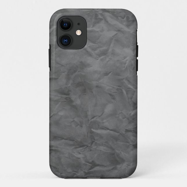 Funda De Case-Mate Para iPhone TEXTURA DE PAPEL DE FONDO - gris sucio (Reverso)