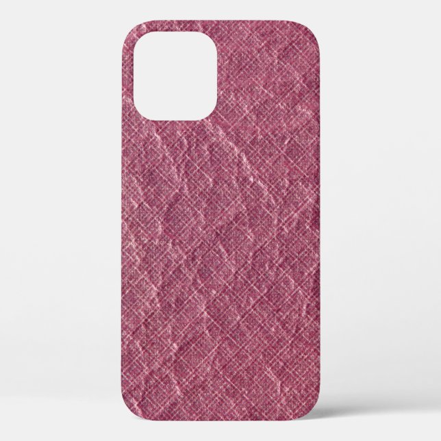 Funda De Case-Mate Para iPhone Textura de papel rojo, abstracto de fondo oscuro,  (Reverso )