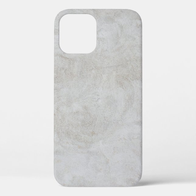 Funda De Case-Mate Para iPhone Textura de pared gris de textura (Reverso )