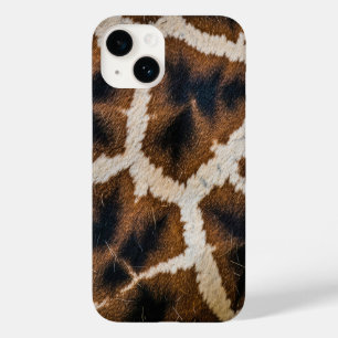 Funda Para iPhone 14 De Case-Mate textura de piel de animal de jirafa cuero salvaje 