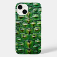 textura de piel de cocodrilo animal verde escama s