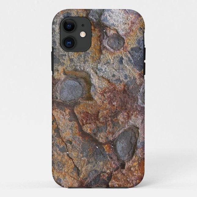 Funda De Case-Mate Para iPhone Textura de rock sedimentaria (Reverso)