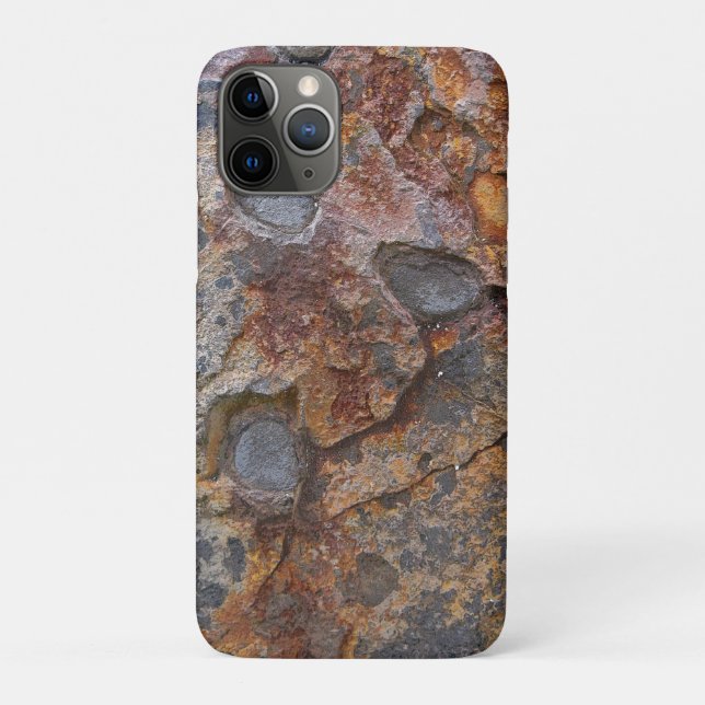 Funda De Case-Mate Para iPhone Textura de rock sedimentaria (Reverso)