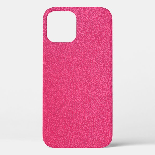 Funda De Case-Mate Para iPhone Textura De Ropa Rosa De Lujo. (Reverso )