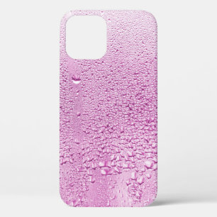 Funda Para iPhone 12 Textura de una gota de lluvia en una transparente