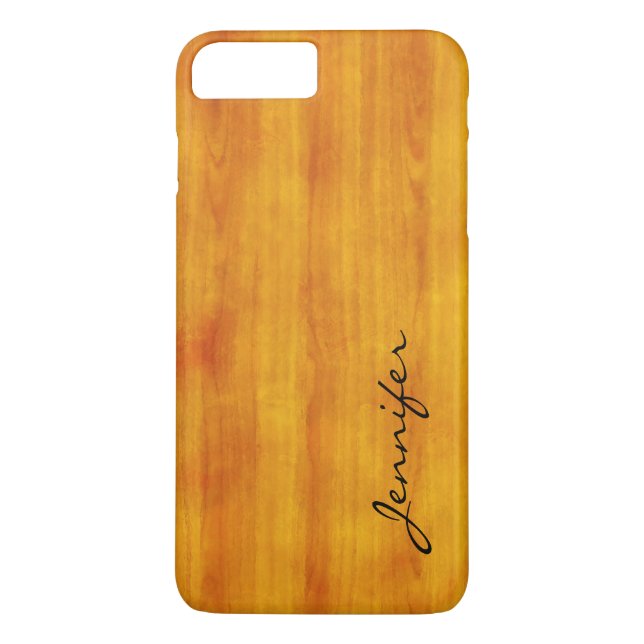 Funda De Case-Mate Para iPhone Textura de Veta de Madera #3 (Reverso)