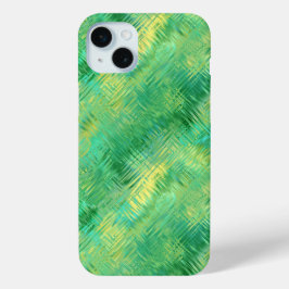 Funda Para iPhone 15 Mini Textura de vidrio verde esmeralda