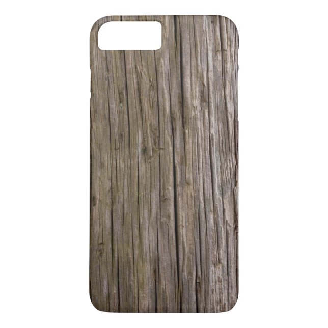 Funda De Case-Mate Para iPhone Textura del registro antiguo (Reverso)