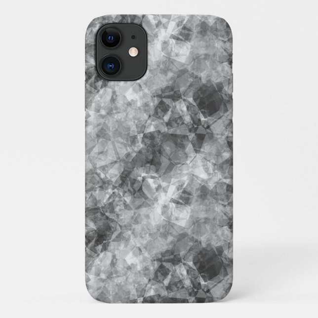 Funda De Case-Mate Para iPhone Textura en bruto de carbón vegetal (Reverso)