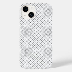 Funda Para iPhone 14 De Case-Mate Textura geométrica monocroma Aspecto de diamante c