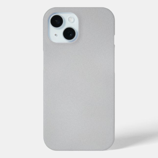 Funda De Case-Mate Para iPhone Textura gris artística (Reverso )