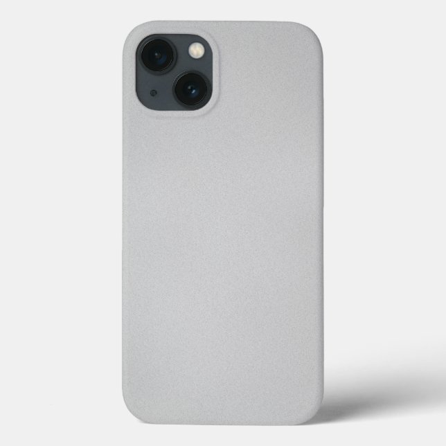 Funda De Case-Mate Para iPhone Textura gris artística (Reverso)