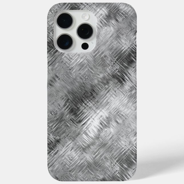 Funda De Case-Mate Para iPhone Textura grisácea Hematita (Reverso )