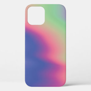 Funda Para iPhone 12 Textura holográfica con manchas coloridas. Psyched
