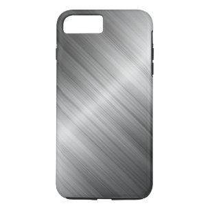 Funda Para iPhone 8 Plus/7 Plus Textura Metalizado cepillada