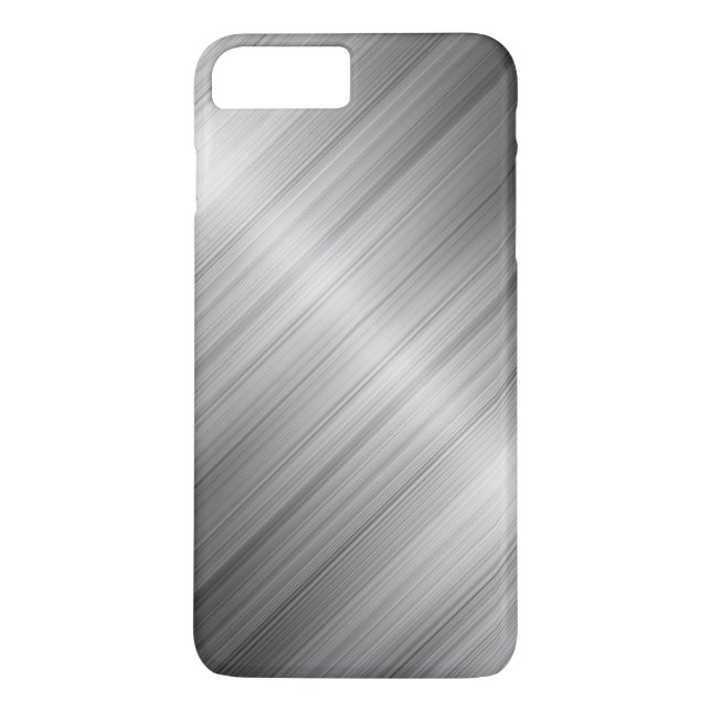 Funda De Case-Mate Para iPhone Textura Metalizado cepillada (Reverso)