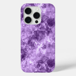Funda Para iPhone 15 Pro Textura morada oscura en ruinas