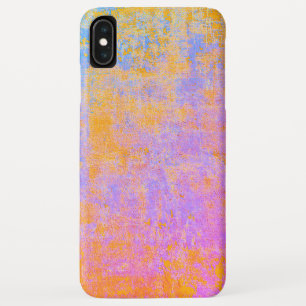 Funda Para iPhone XS Max textura pintada en colores de puesta de sol