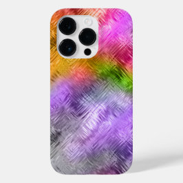 Funda Para iPhone 14 Pro De Case-Mate Textura púrpura brillante asimétrica