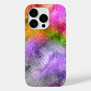 Funda Para iPhone 14 Pro De Case-Mate Textura púrpura brillante asimétrica