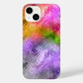 Funda Para iPhone 14 De Case-Mate Textura púrpura brillante asimétrica