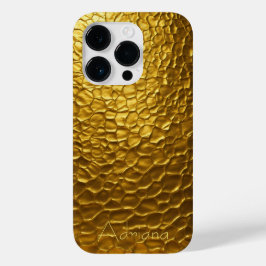 Funda Para iPhone 14 Pro De Case-Mate Textura radial de titanio metálico personalizada d