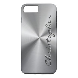 Funda Para iPhone 8 Plus/7 Plus Textura radial metálica personalizada