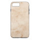 Funda De Case-Mate Para iPhone Textura simple de mármol personalizada (Reverso)