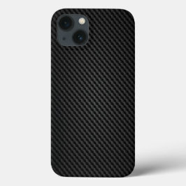 Funda Para iPhone 13 Textura sintética para-aramida negra