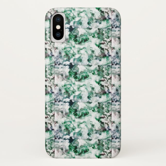 Funda De Case-Mate Para iPhone Textura veteada del cuarzo (Reverso)