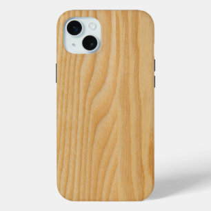 Funda Para iPhone 15 Mini texturas de tablero de madera clara