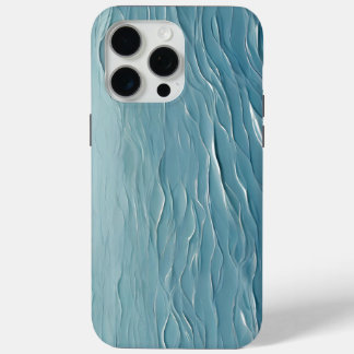 Funda Para iPhone 15 Pro Max 🌊 Texture d'eau apaisante pour un design moderne