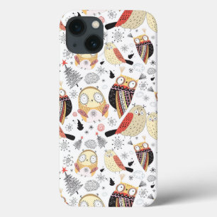 Funda Para iPhone 13 Texture funny owl