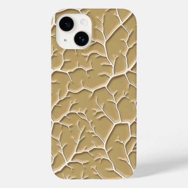 Funda De Case-Mate Para iPhone Textured Khaki Branch iPhone Case for Style (Reverso )