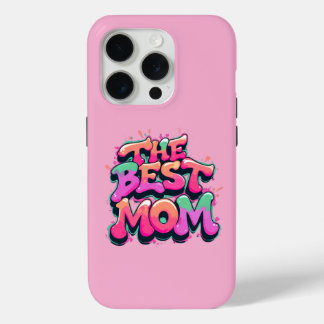 Funda Para iPhone 15 Pro The best mom style graffiti