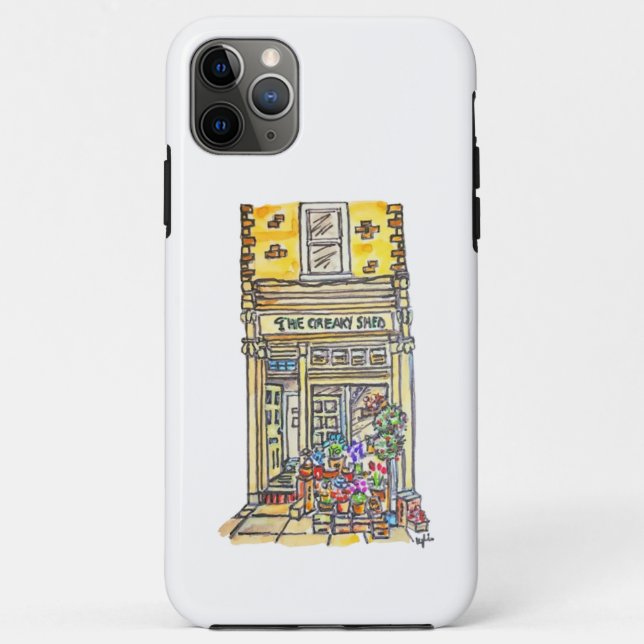 Funda De Case-Mate Para iPhone The Creaky Shed Green Grocer (Reverso)